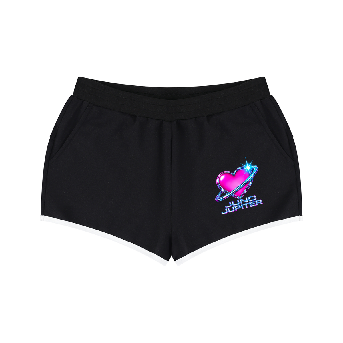 Women's Retro Contrast Binding Shorts