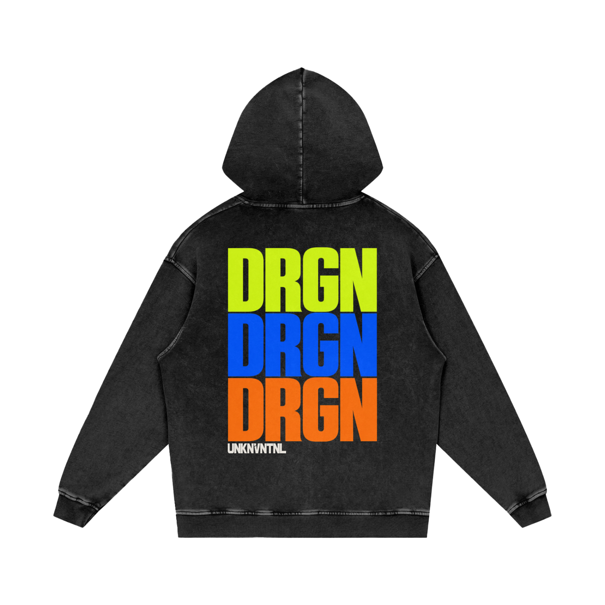Snow Washed Loose Cotton Hoodie